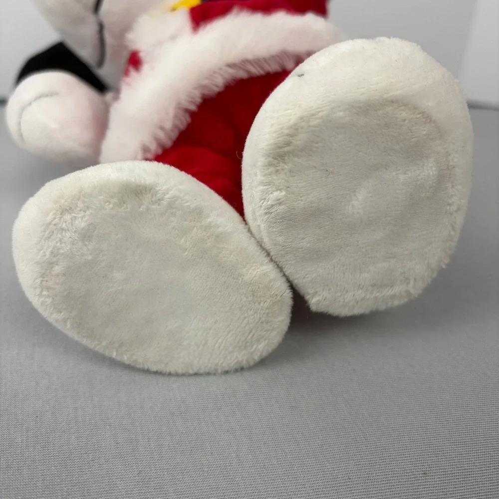 Gemmy Peanuts Snoopy‎ Santa Claus Animated Waddler Plush Christmas Holiday 11in
